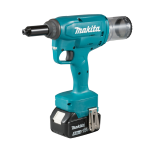 RIVETTATRICE A BATTERIA 18V 1x5Ah RIVETTI DA 2.4 A 4.8 MAKITA